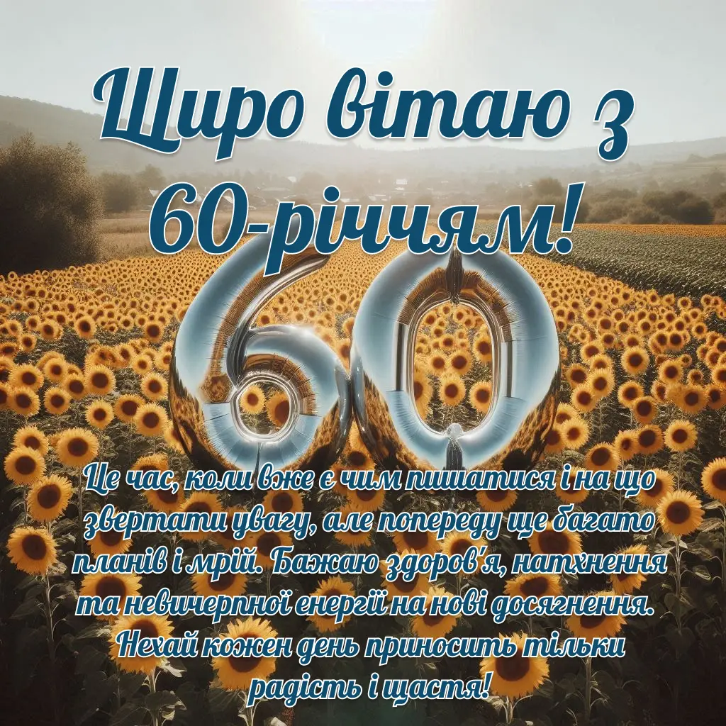 привітання з 60-річчям чоловікові вірш - листівка 11
