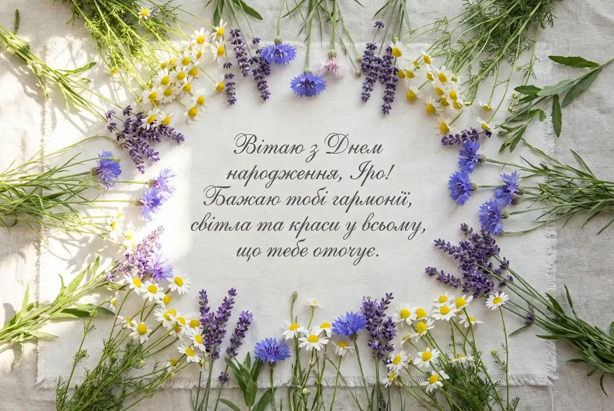 привітання з днем народження ірина - листівка 5