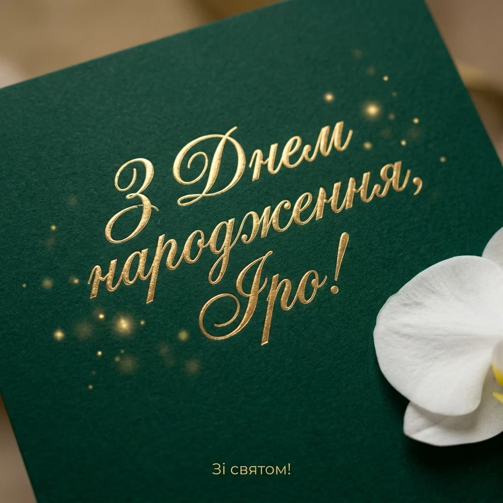 привітання з днем народження ірина - листівка 8