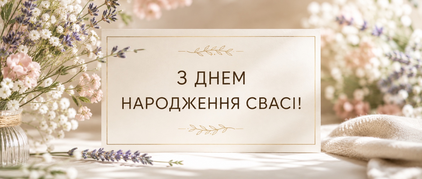 привітання з днем народження свасі своїми словами - листівка 21