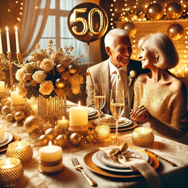 привітання з золотим весіллям 50 років у віршах - листівка 21