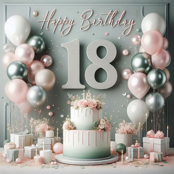 з днем народження 18 років своїми словами - листівка 9