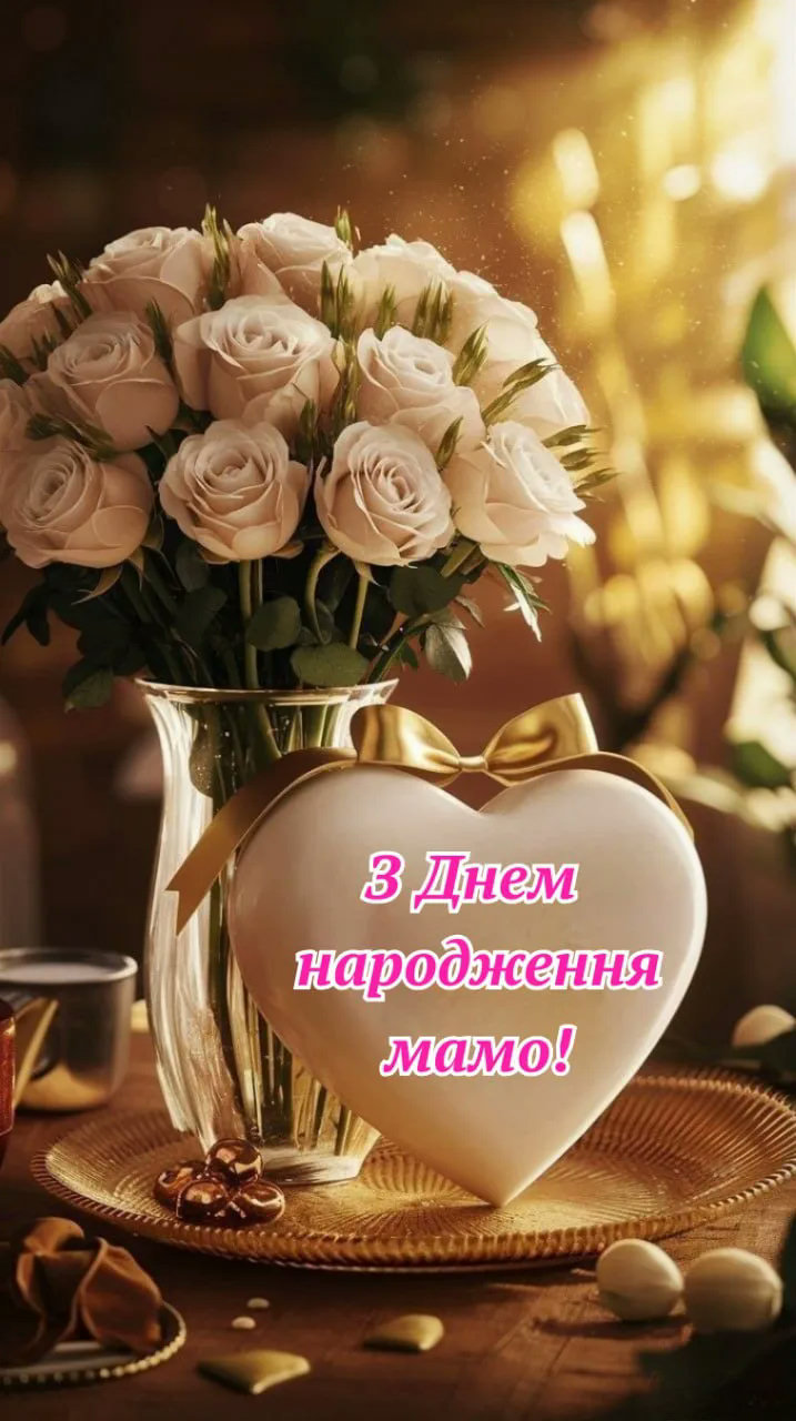 з днем народження мама - листівка 18