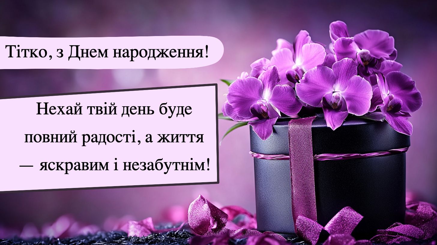 з днем народження тітці - листівка 21