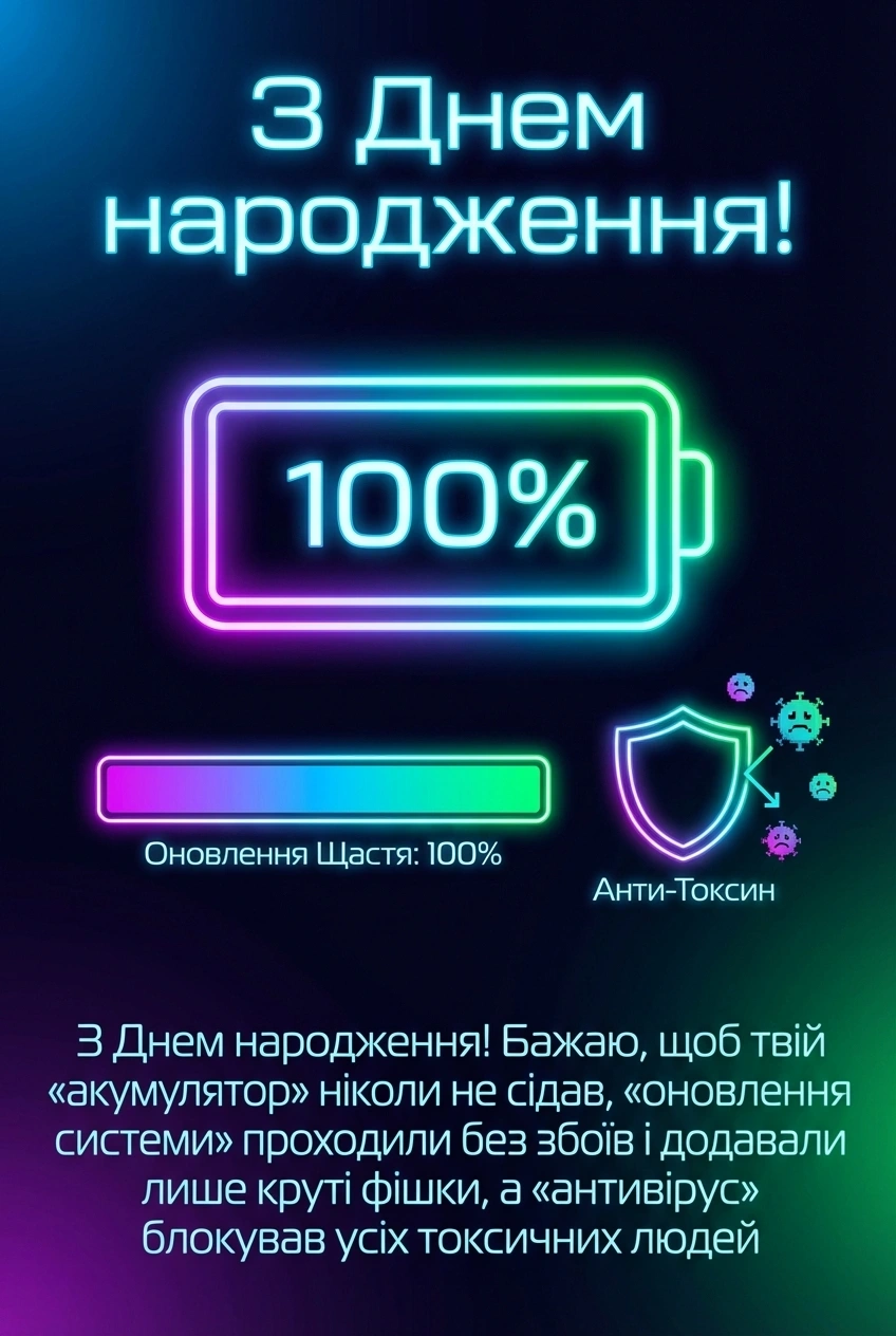 жартівливі привітання з днем народження - листівка 11