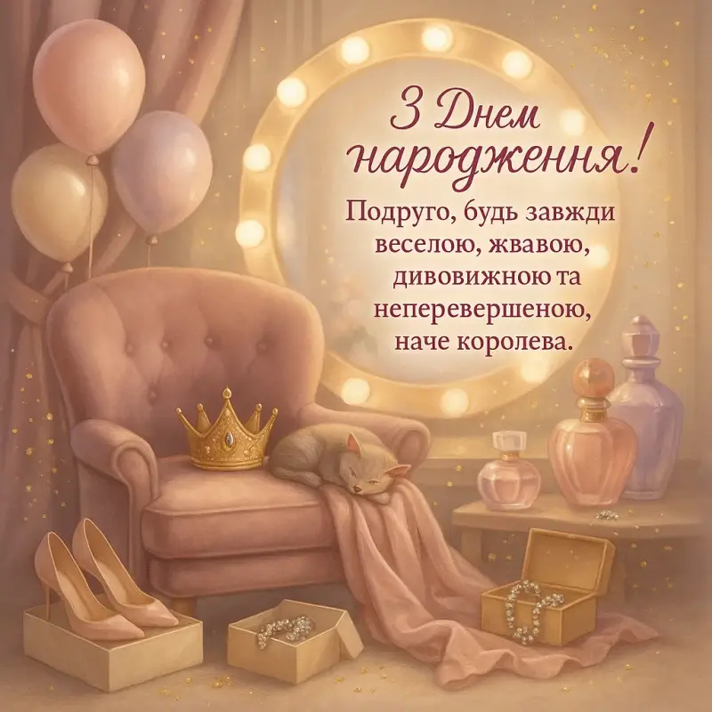 жартівливі привітання з днем народження - листівка 7