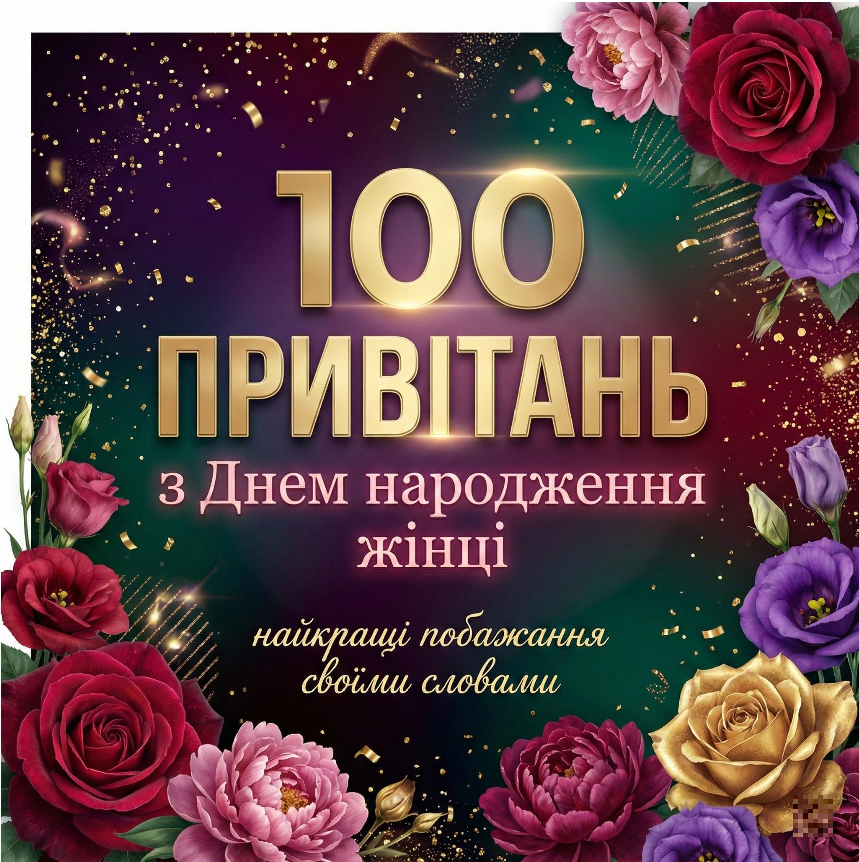 оригінальне привітання з днем народження дівчині - листівка 11