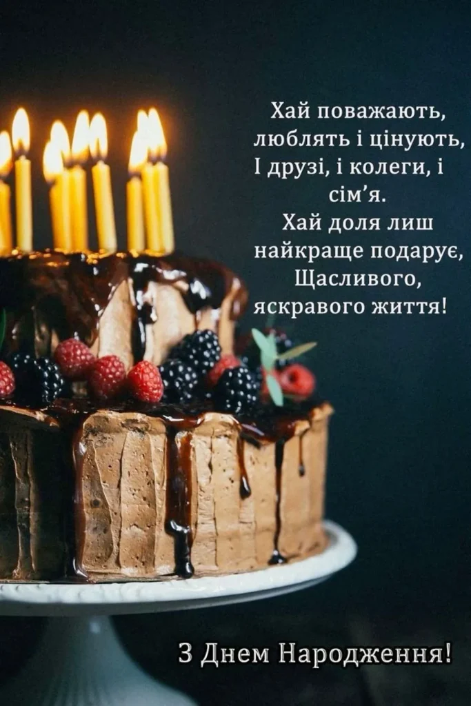 привітання з днем народження хлопцю своїми словами - листівка 9