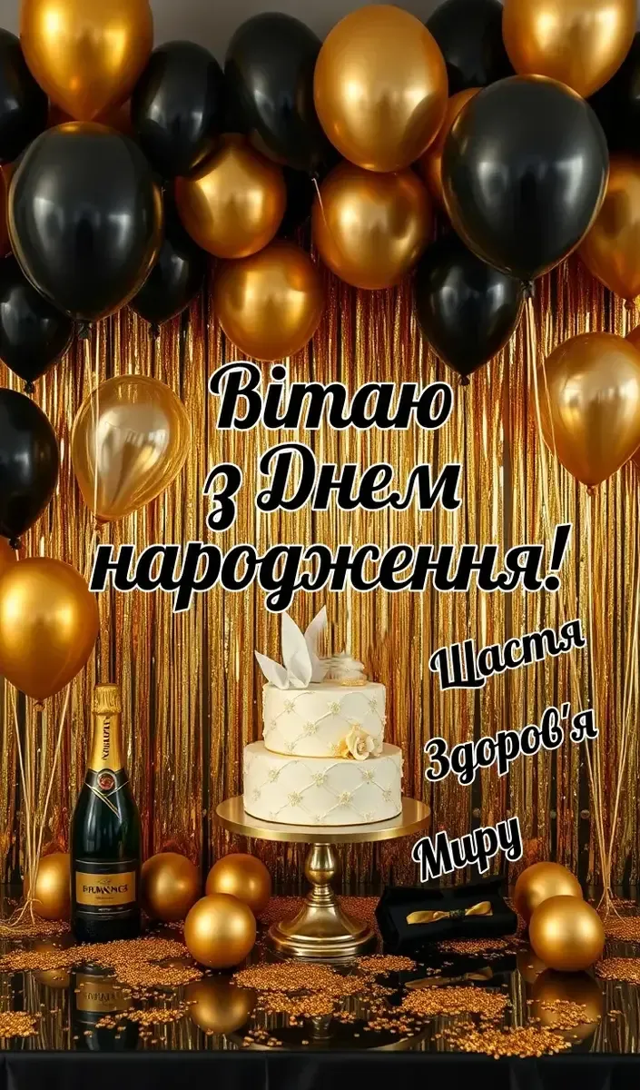 привітання з днем народження коханому чоловіку від дружини - листівка 7