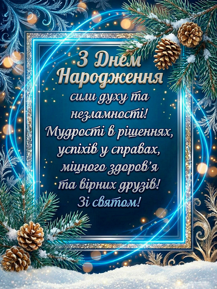 вітання з ювілеєм для чоловіка - листівка 4