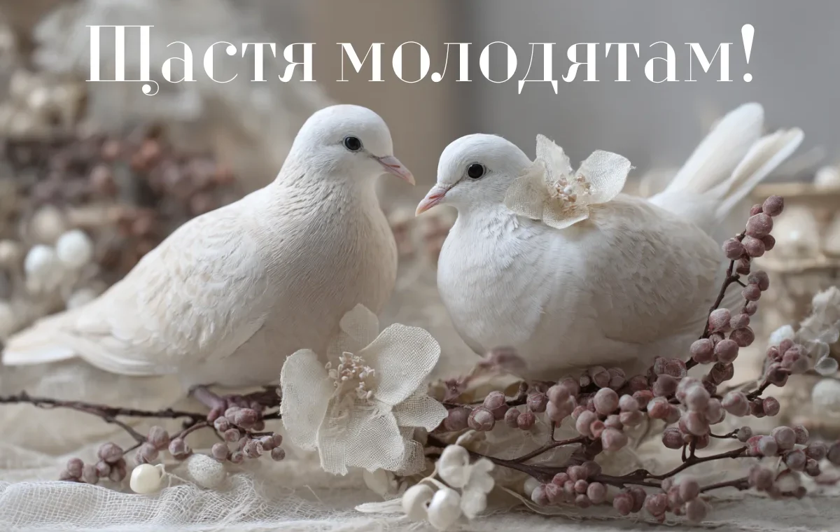 вітання з золотим весіллям - листівка 17